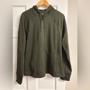 ATHLETA UNSTOPPABLE FLEECE LINED FULL ZIP JACKET